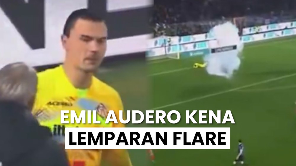 Kiper Timnas Emil Audero Kena Flare
