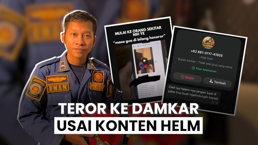 Pesan Teror ke Petugas Damkar