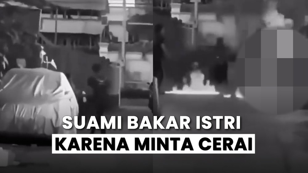 Sadis! Suami di Paluta Sumut Bakar Istri 