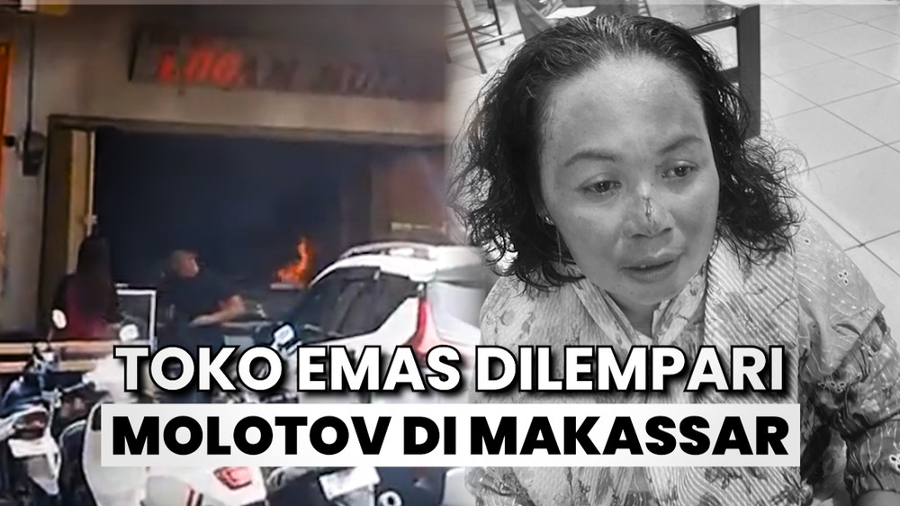 Kacau! Emak-emak Lempar Molotov ke Toko Emas