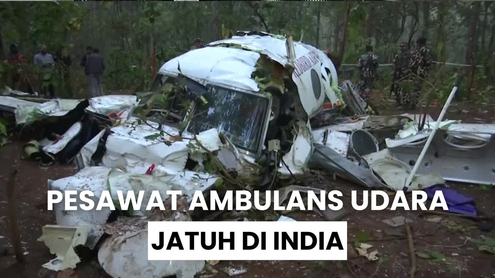 Kecelakaan Pesawat Ambulans di India