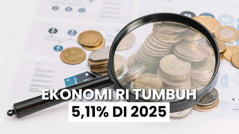 BPS: Ekonomi RI Tumbuh 5,11% di 2025
