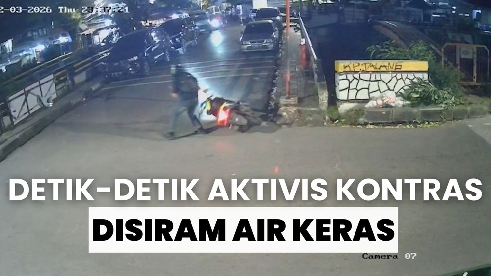 Aktivis KontraS Disiram Air Keras