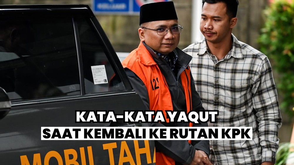 Yaqut Balik ke Rutan KPK