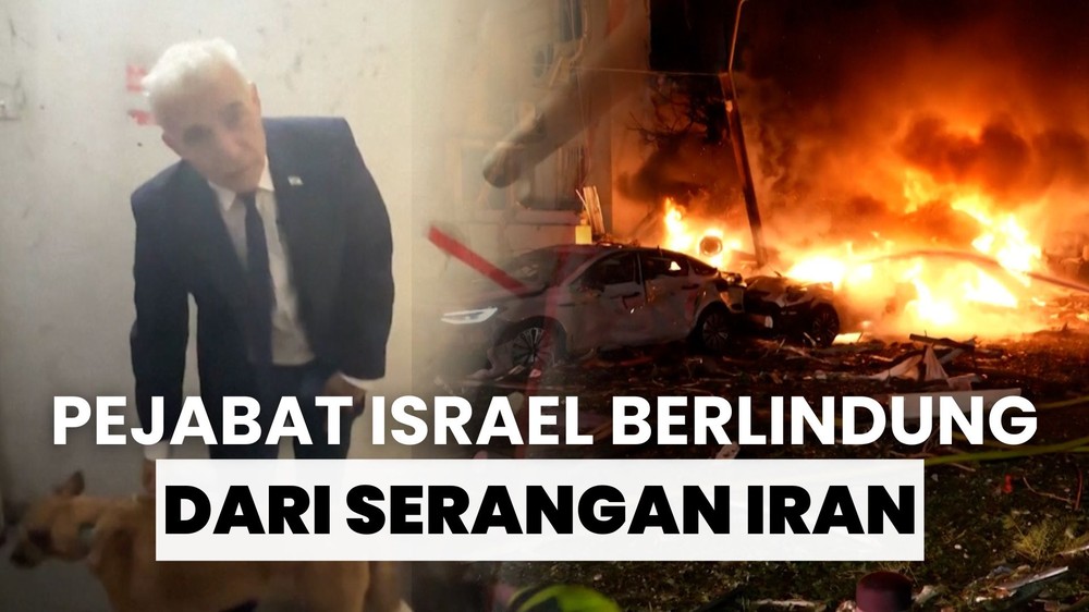 Pemimpin Oposisi Israel Berlindung saat Serangan