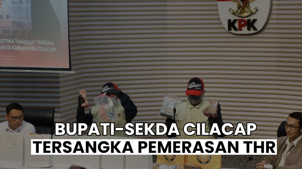 Bupati & Sekda Cilacap Tersangka Pemerasan THR