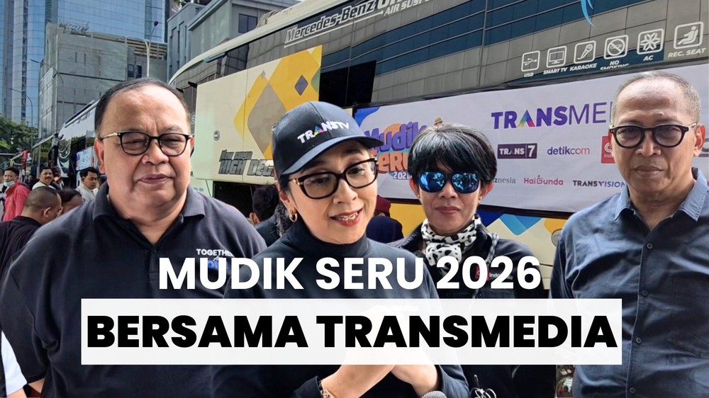 Mudik Seru Transmedia Bareng Ratusan Karyawan