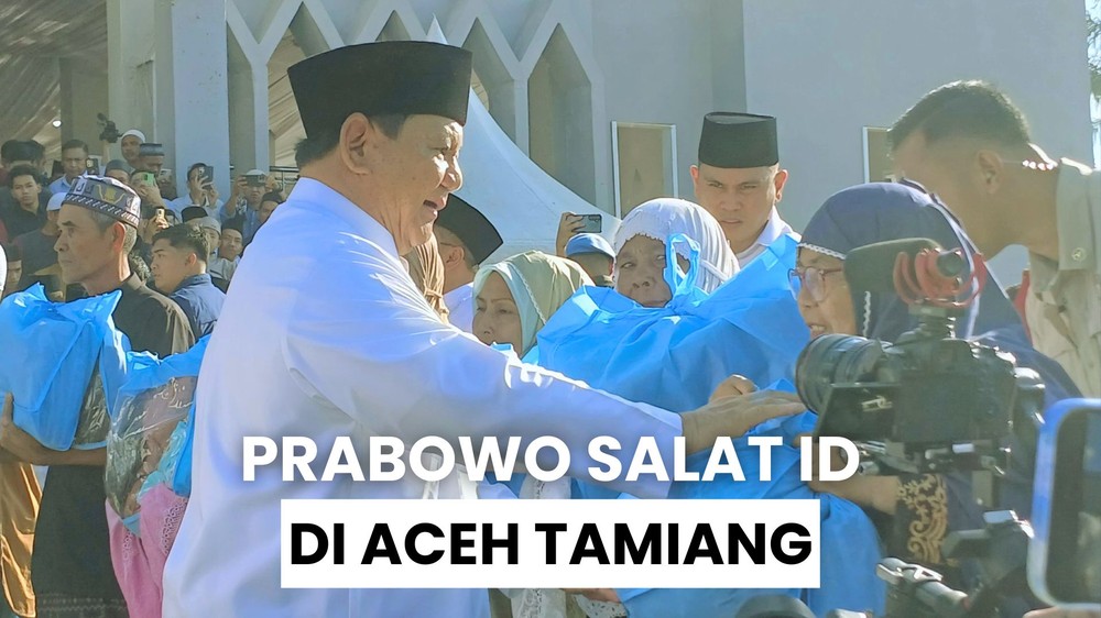 Momen Halalbihalal Prabowo di Aceh Tamiang