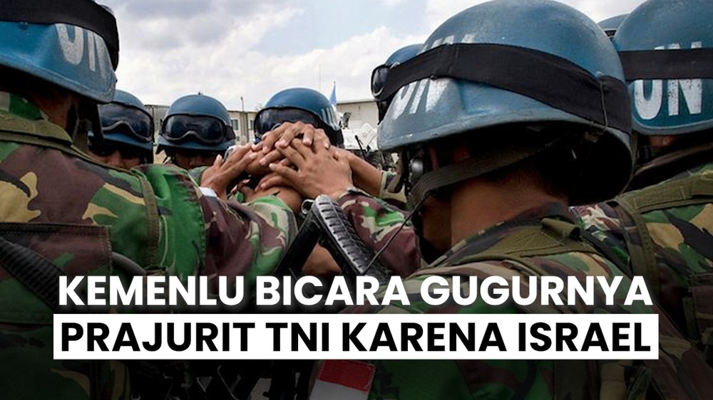 RI Kecam Serangan Israel yang Gugurkan Anggota TNI