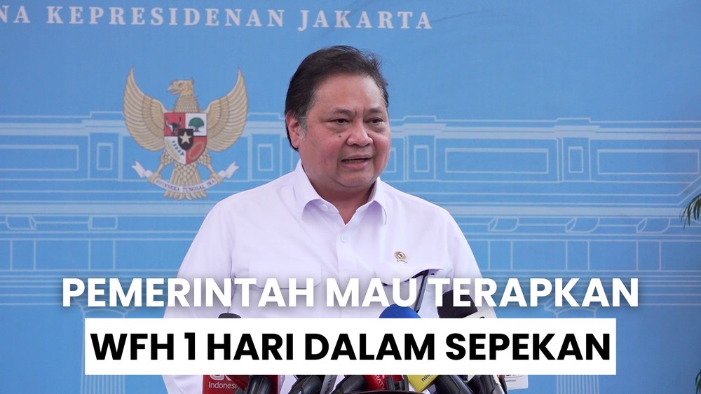 Pemerintah Bakal Terapkan Skema Kerja WFH 1 Hari