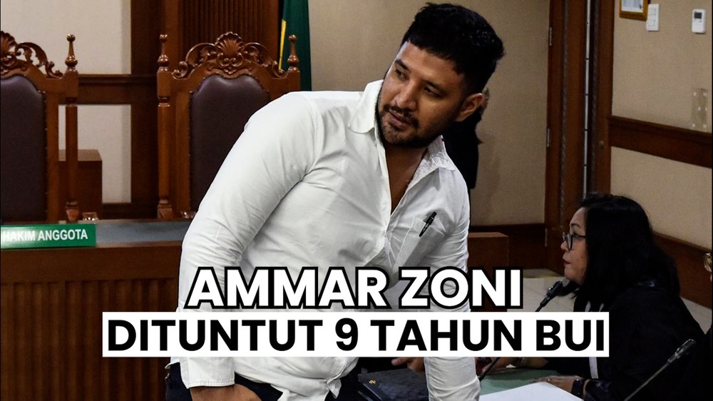 Ammar Dituntut 9 Tahun Bui & Denda Rp 500 Juta