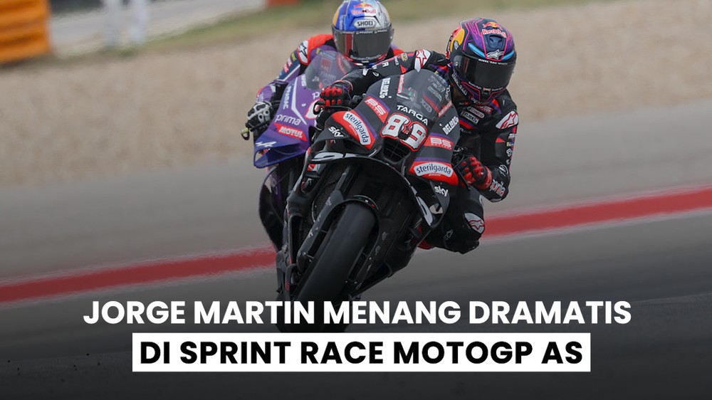 Jorge Martin Juara Sprint Race MotoGP AS