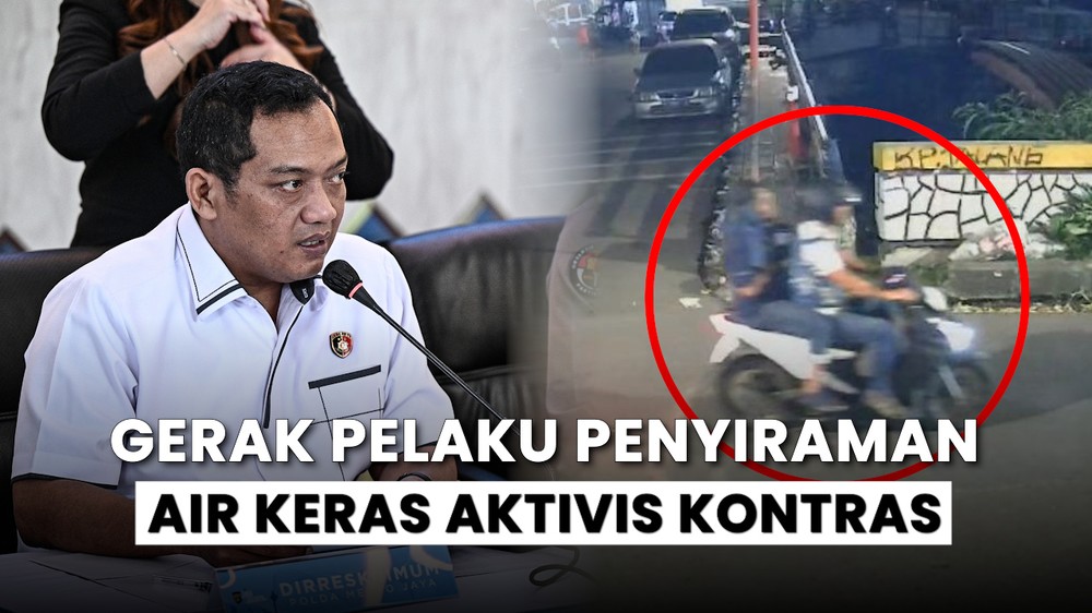 Analisis CCTV, Gerak Pelaku Penyiram Air Keras
