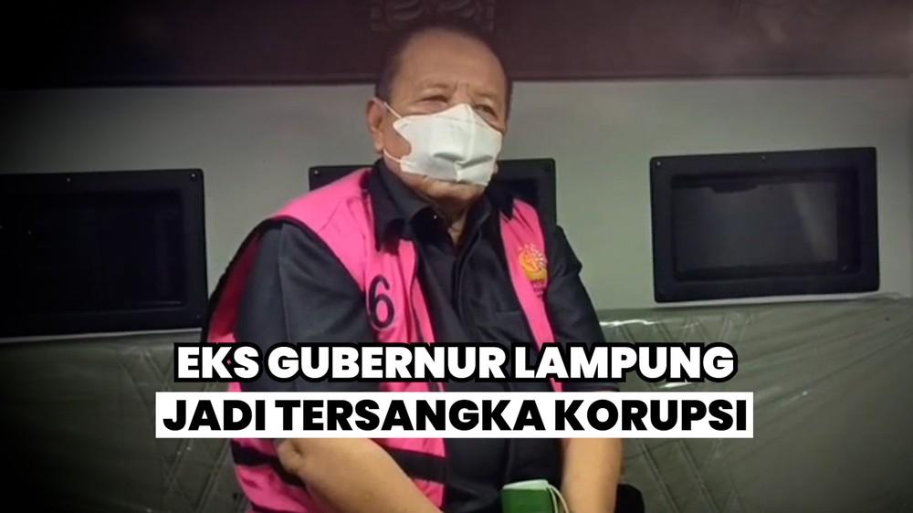 Eks Gubernur Lampung Arinal Tersangka Korupsi