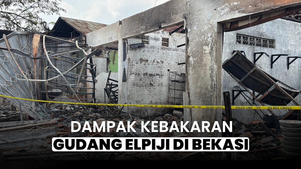 Kebakaran Gudang Elpiji Hanguskan Deretan Rumah