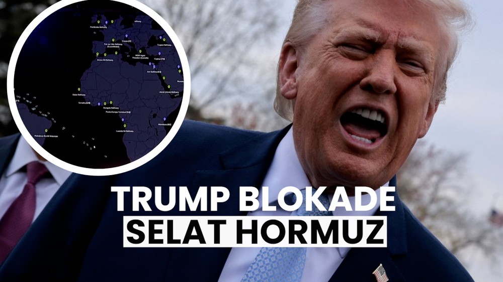 Trump Murka! Ancam Blokade Selat Hormuz