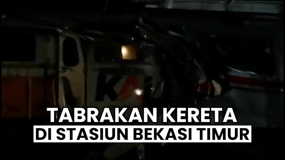 KA Jarak Jauh Tabrakan dengan KRL 