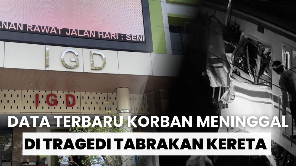 Korban Tewas Tabrakan KA di Bekasi Jadi 16 Orang