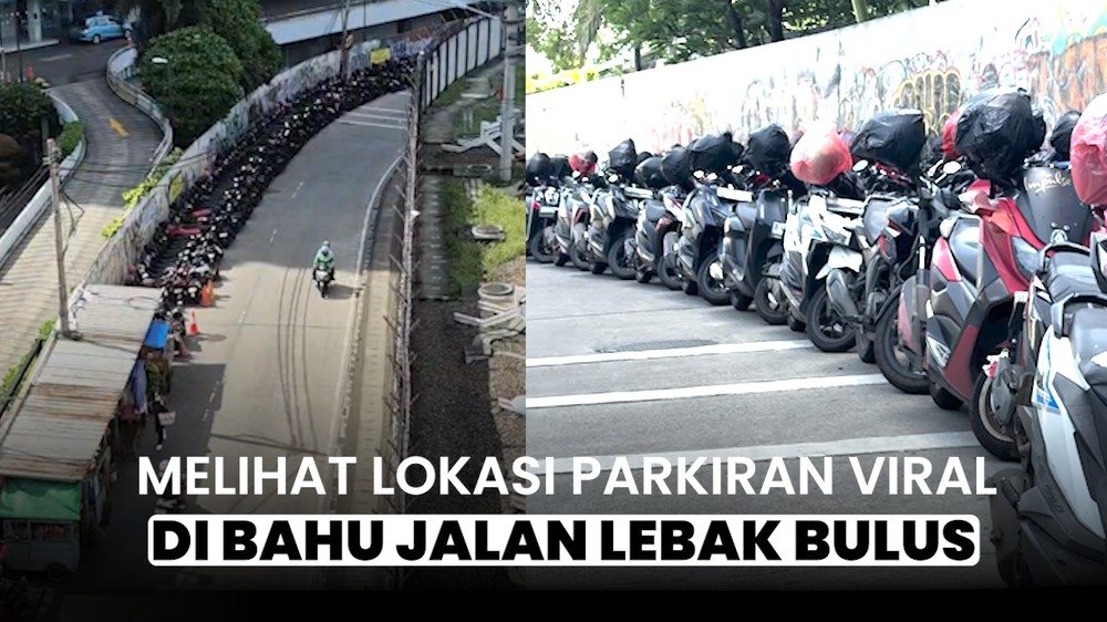 Parkiran Viral di Jaksel, Makan Setengah Jalan