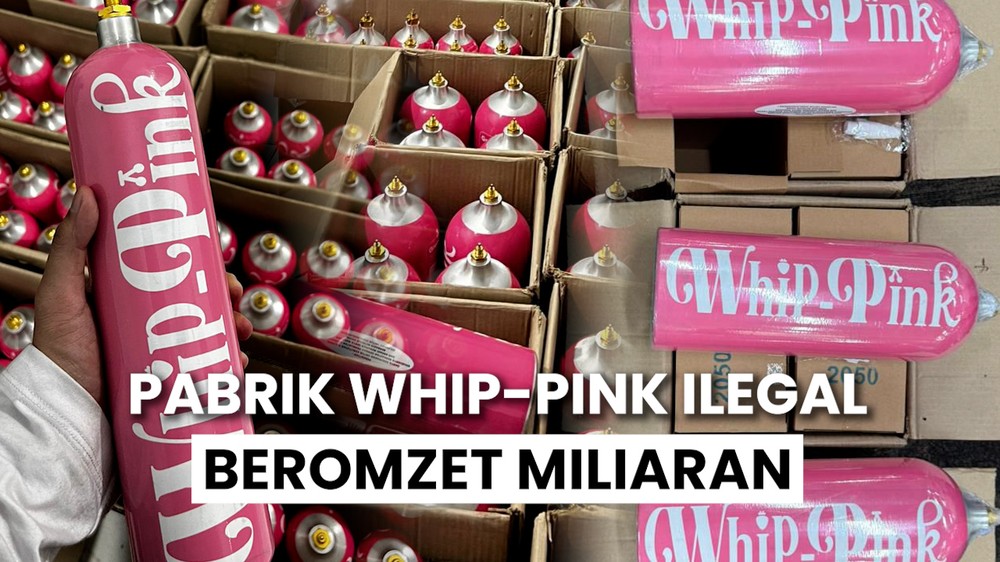 Bareskrim Polri Bongkar Pabrik Whip-pink Ilegal