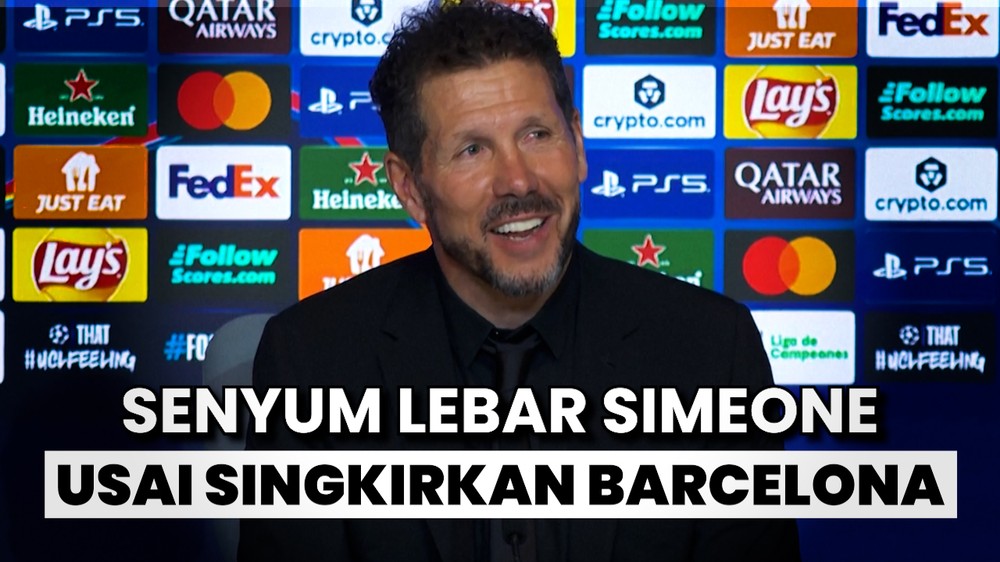 Senangnya Simeone Singkirkan Barcelona