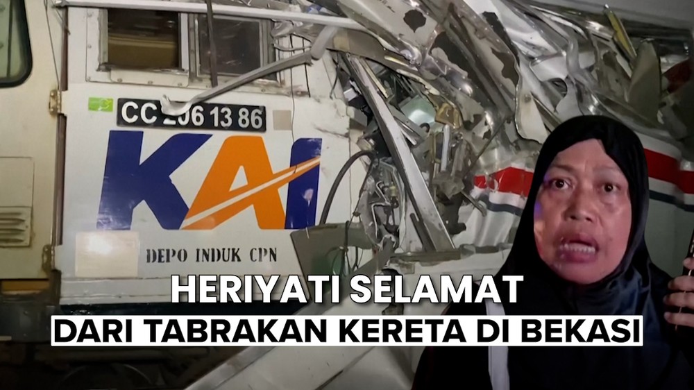 Heriyati Selamat dari Tabrakan Kereta Bekasi 