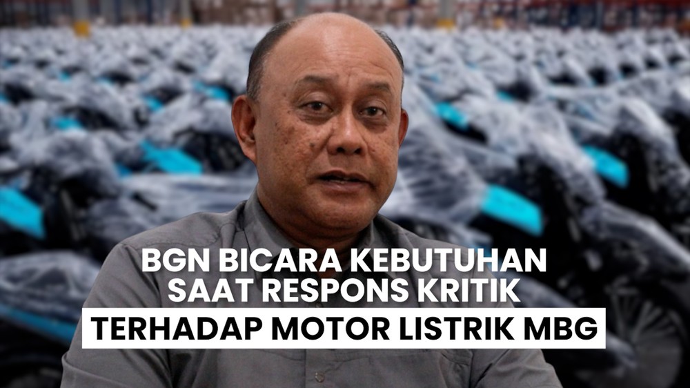 BGN Jawab Kritik soal Motor Listrik Emmo