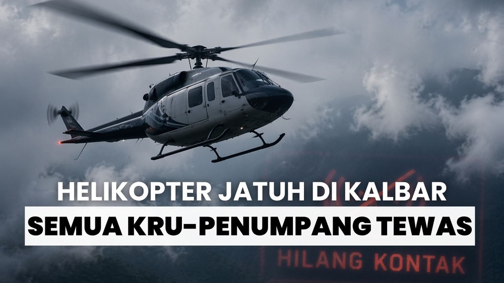 8 Kru-Penumpang Heli PK-CFX di Sekadau Tewas