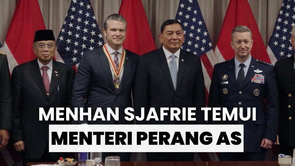 Isi Pertemuan Menhan Sjafrie-Menteri Perang AS