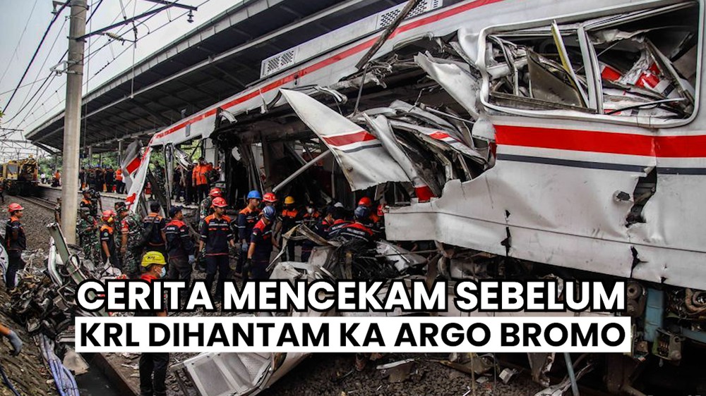 Cerita Sebelum KA Anggrek Tabrak KRL