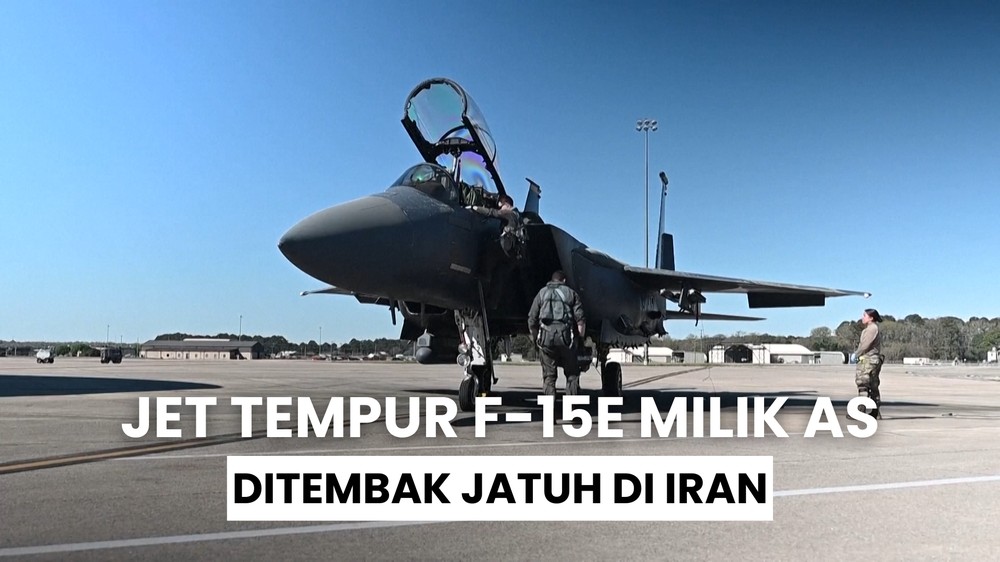 Jet Tempur AS Ditembak Jatuh Iran