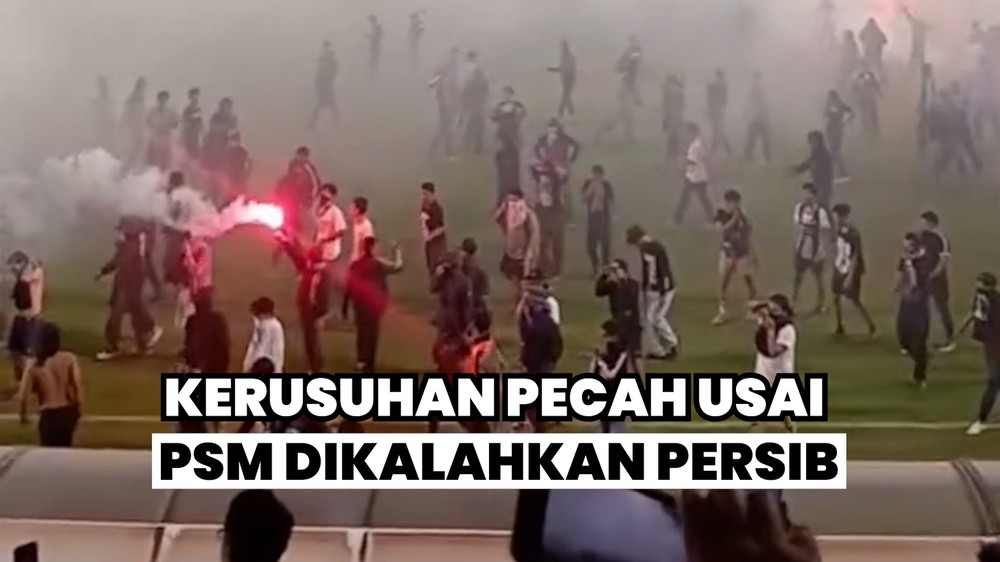 Ricuh Usai PSM Vs Persib