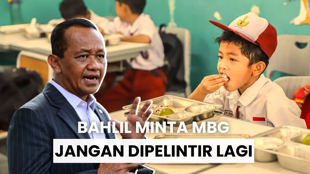 Bahlil Minta Singkatan MBG Jangan Dipelintir Ya!