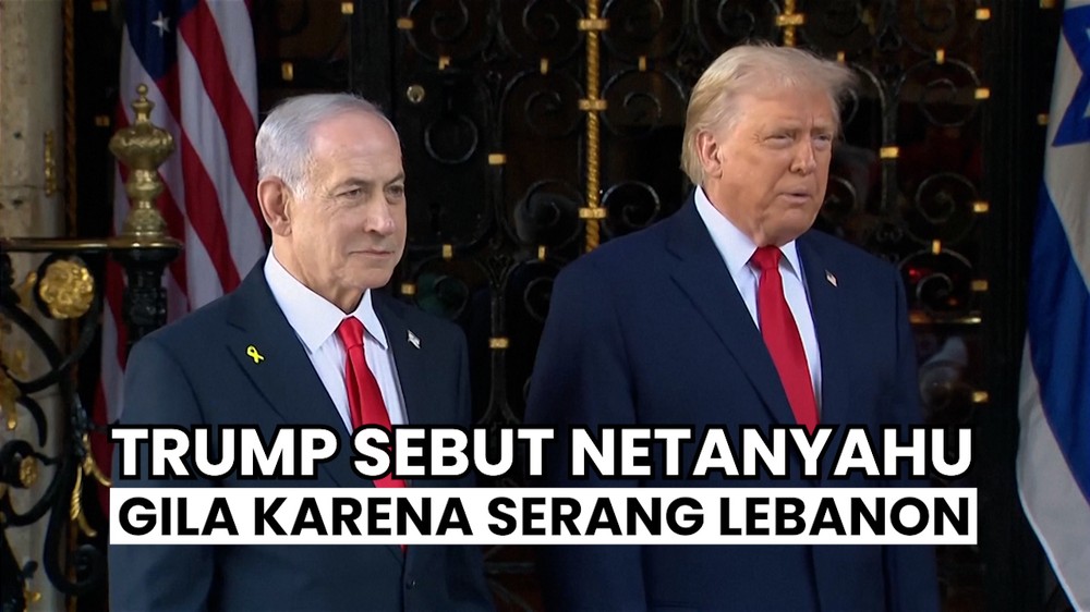 Trump Kesal, Sebut Netanyahu Gila
