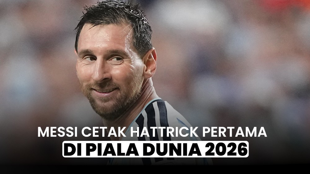 Hattrick Messi di Laga Argentina vs Aljazair