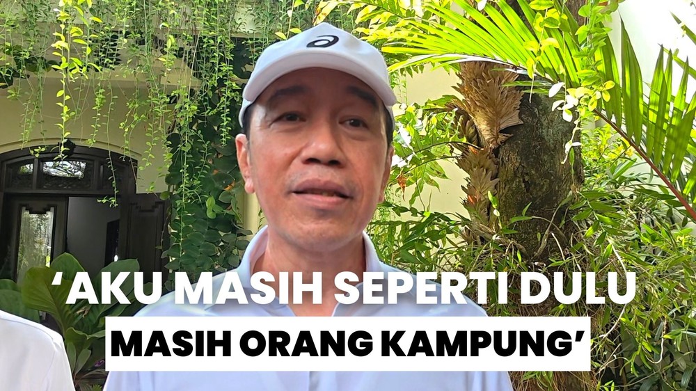 Jokowi Ngaku Masih Kayak Dulu, Orang Kampung