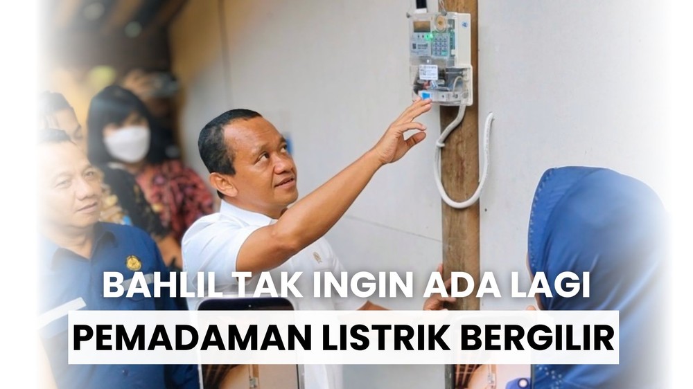 Pesan Bahlil ke PLN