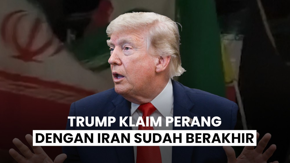 Donald Trump: Perang dengan Iran Berakhir