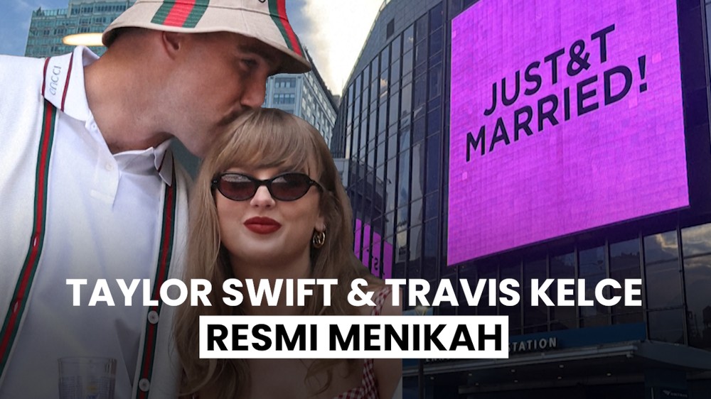 Taylor Swift dan Travis Kelce Resmi Menikah!