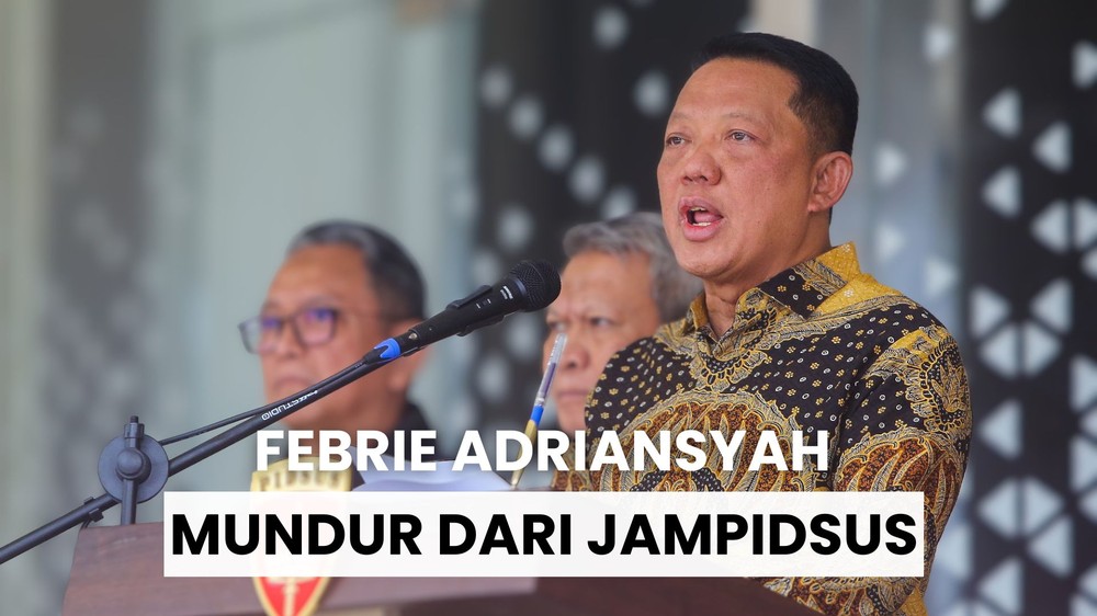 Pengumuman Febrie Adriansyah Mundur dari Jampidsus
