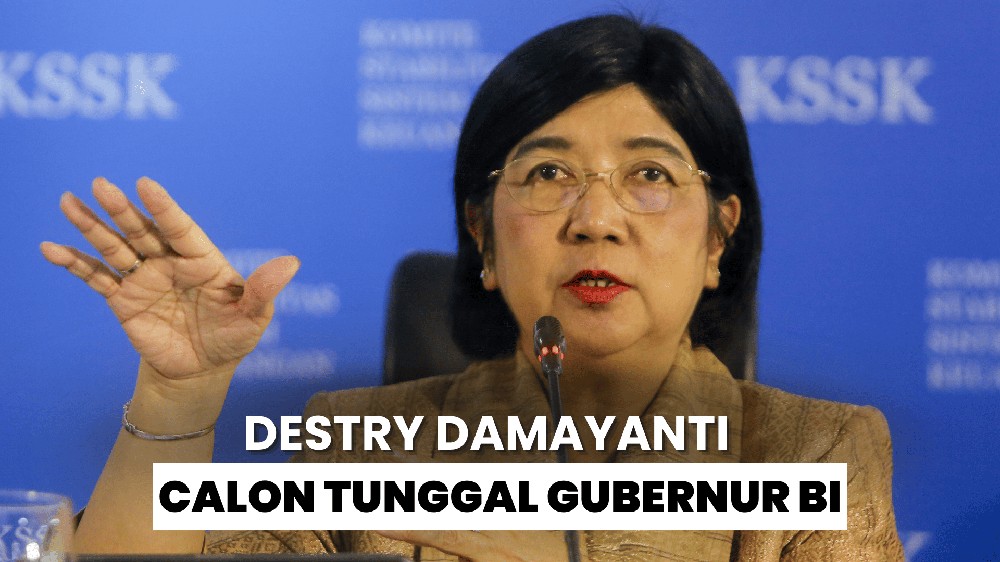Prabowo Ajukan Destry Calon Tunggal Gubernur BI