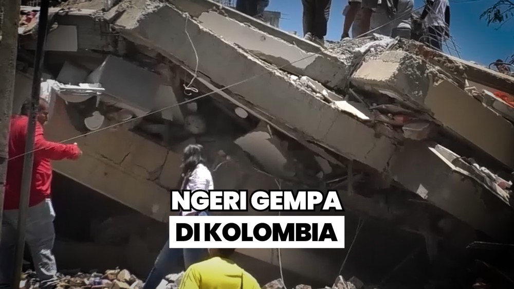 Gempa M 7,4 di Kolombia