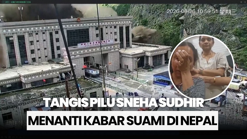 Duka Mendalam Sang Istri di Balik Banjir Nepal