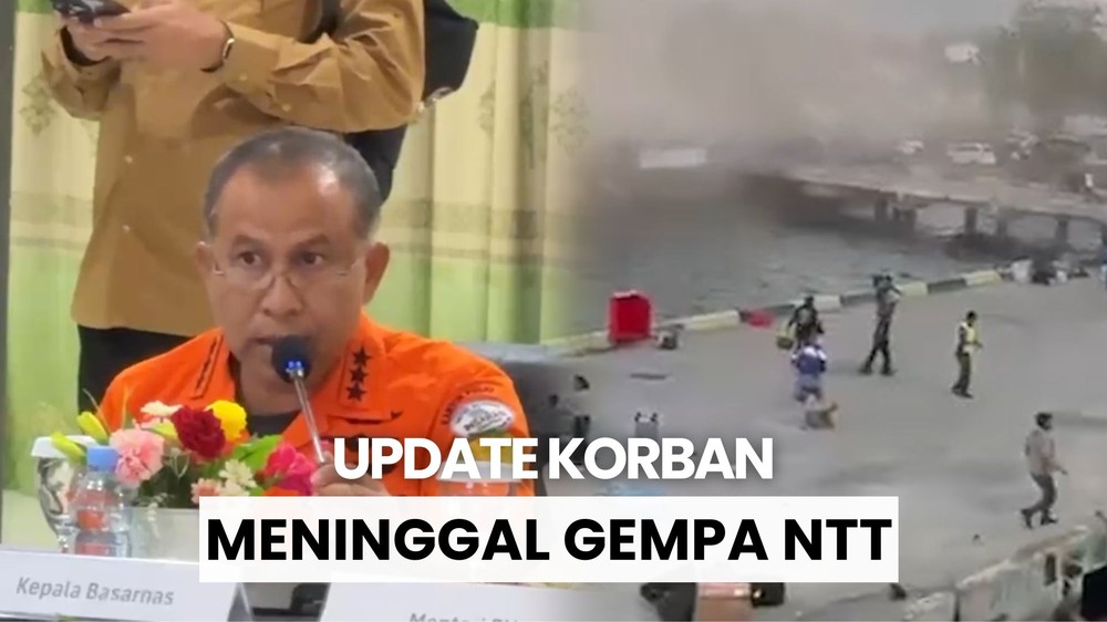 Korban Tewas Gempa NTT 51 Orang