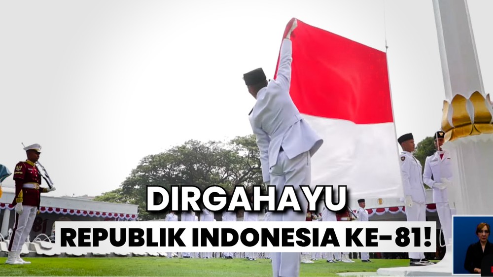 Detik-detik Proklamasi HUT ke-81 RI 