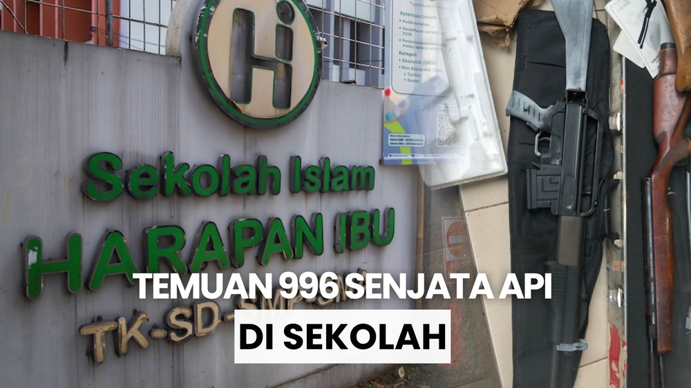 Yayasan soal Temuan 996 Senjata Api di Sekolah