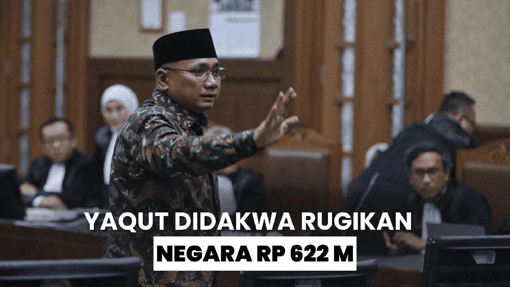 Dakwaan buat Yaqut di Kasus Korupsi Kuota Haji
