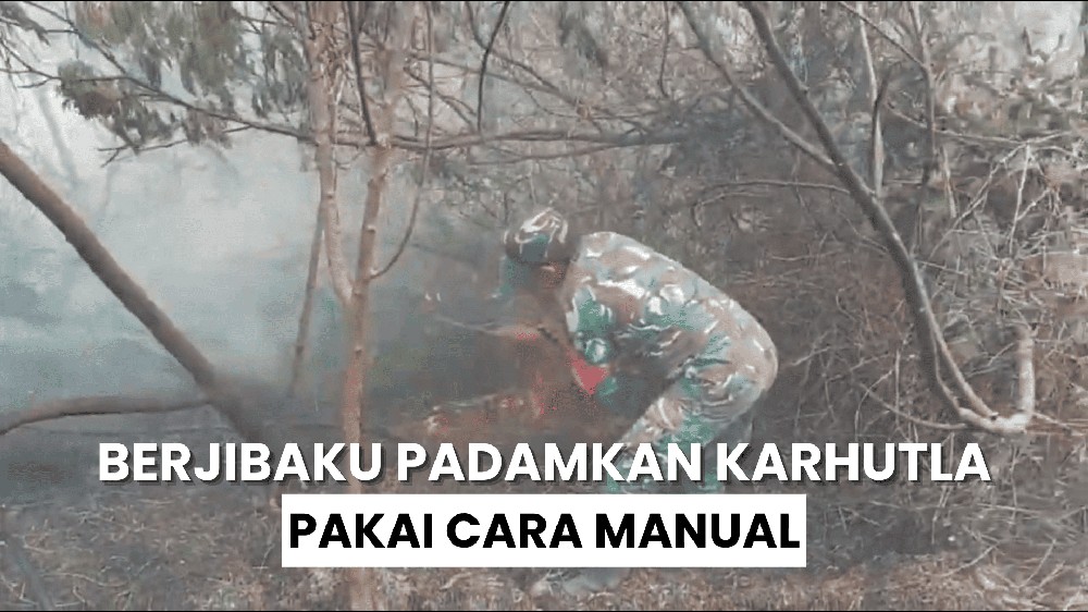 Berjibaku Padamkan Karhutla di Semeru