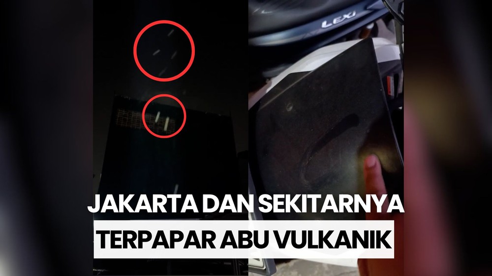 Sebaran Abu Vulkanik Anak Krakatau Sampai Jakarta