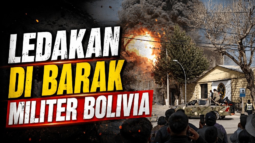 Detik-detik Ledakan di Barak Militer Bolivia